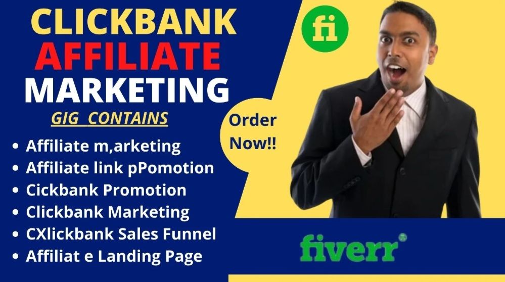 Clickbank affiliate marketing sales funnel or Landing Page