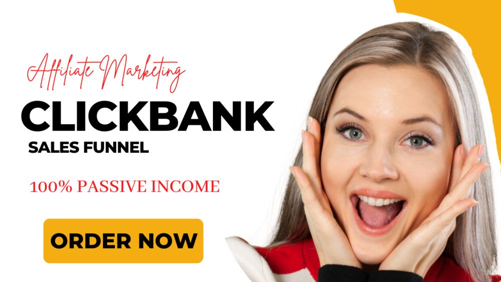 Clickbank affiliate marketing sales funnel or Landing Page