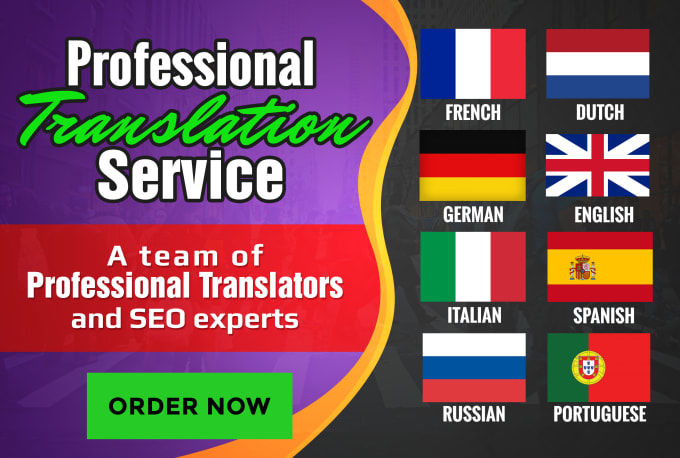 I will provide english, german, french, italian, spanish, dutch translation