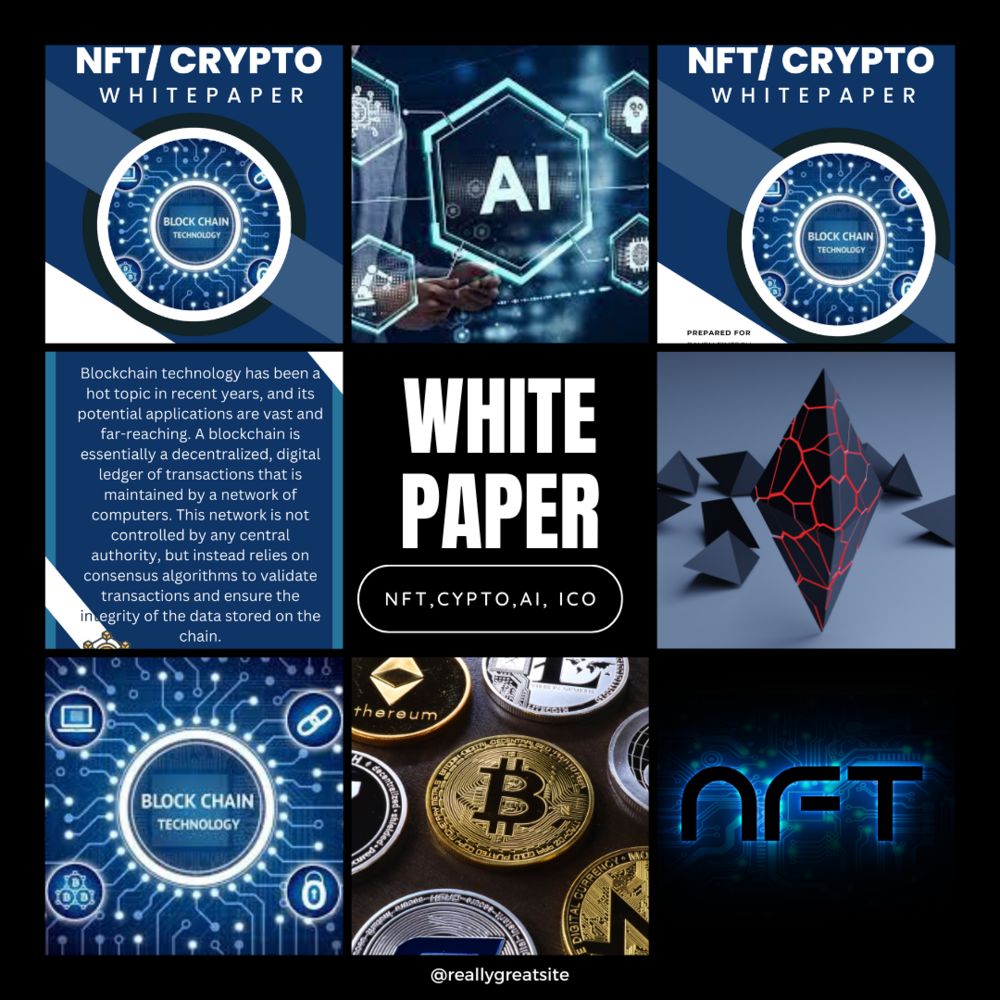 I will write, design your NFT whitepaper,NFT White paper, crypto white paper,  infographics in 24 hours